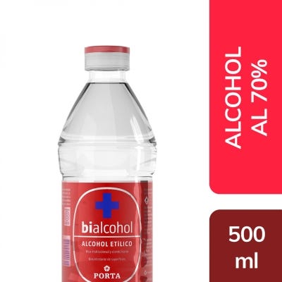 Alcohol Bialcohol Alcohol al 70 Desinfección x500ml