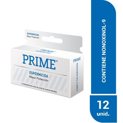 Preservativos Prime Espermicida x12un