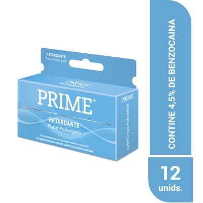 Preservativos Prime Retardante x12un