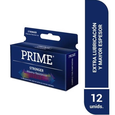 Preservativos Prime Stronger x12un