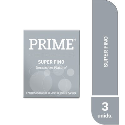 Preservativos Prime Super Finos x3un