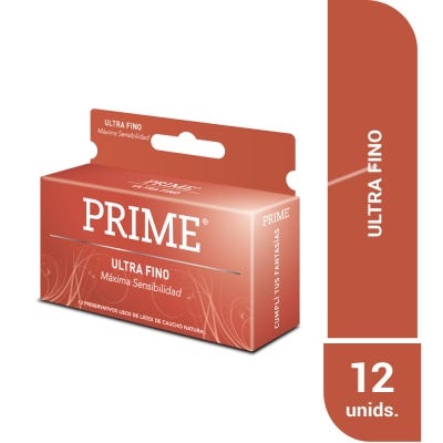 Preservativos Prime Ultra Fino x12un