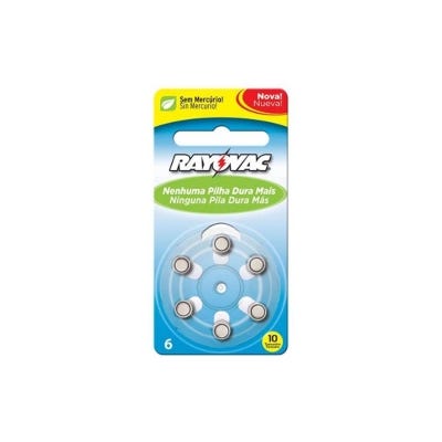 Pila Audiologia Rayovac Tam 10 x6un