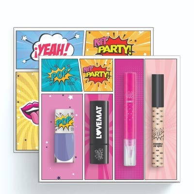 Kit Anna Stein POP 2 Esmalte Labial en Barra Glossy y Sombra. 