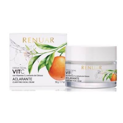 Crema Facial Renuar Aclarante Vitamina C x50gr