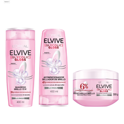 Combo Elvive Glycolic Gloss