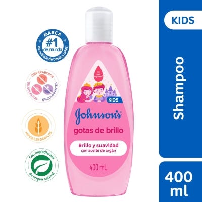 Shampoo Johnson Baby Gotas de brillo x400ml