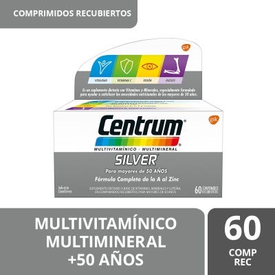 Suplemento Vitaminico Centrum Silver x60com