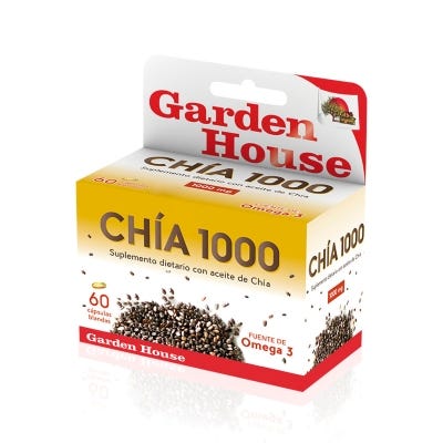Garden House Suplemento Dietario 60cap CHIA 1000