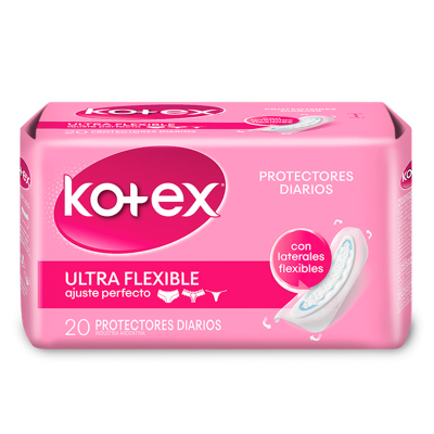 Protectores Diarios Kotex Ultraflexible x20un