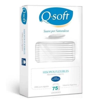 Q-Soft Hisopos x 75 Unidades