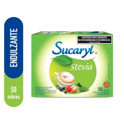 Edulcorante Stevia Sucaryl x50 Sobres