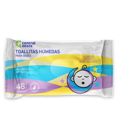 Toallas Humedas Central Oeste Bebes Flow Pack Oleo x48U