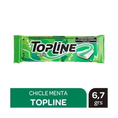 Topline Chicle Menta Tabletas