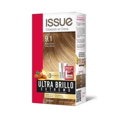 Issue Ultra Brillo Extreme N°9.1 Rubio Ex. Claro Ceniza