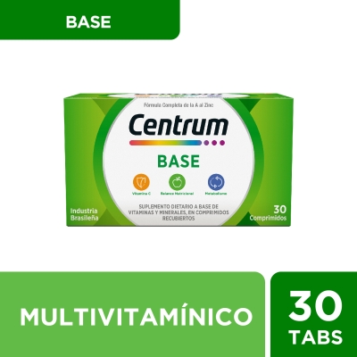 Suplemento Vitaminico Centrum Base x30cmp