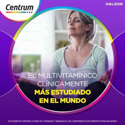 Suplemento Vitaminico Centrum Mujer x60cmp