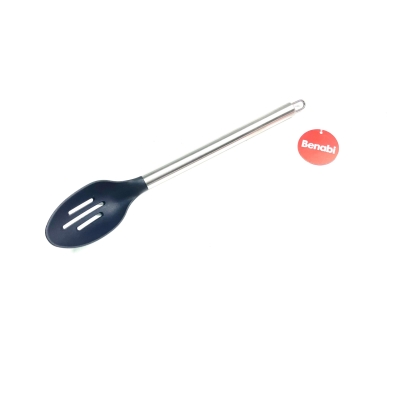 Cuchara Ranurada Nylon Mango de Acero