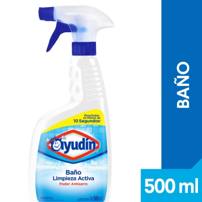 Limpiador Liquido Ayudin Baño Limpieza Activa x500ml
