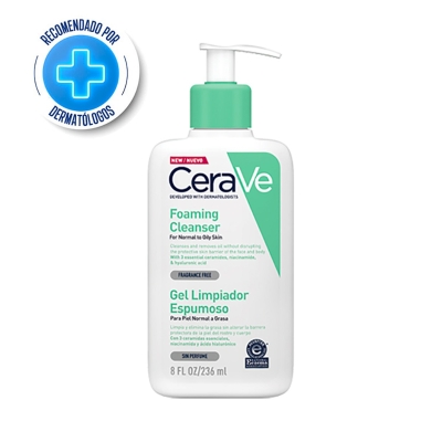 Gel Facial Cerave Limpiador Espumoso x 236 ml