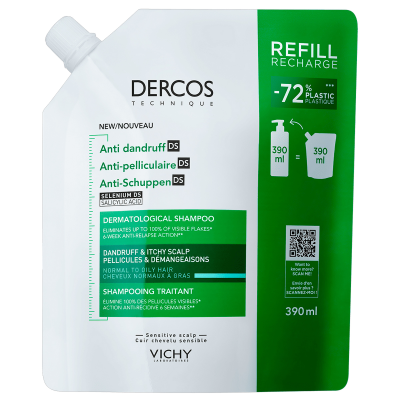 Shampoo Dercos Add Ds Oily Refill x 390 ml