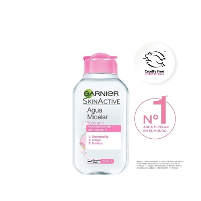 Agua Micelar Garnier Skinactive Rosa x100ml