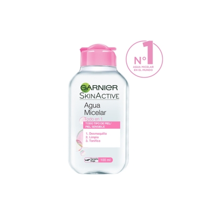 Agua Micelar Garnier Skinactive Rosa x100ml