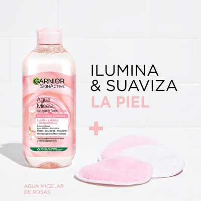 Agua Micelar Skin Active Rosas x400ml