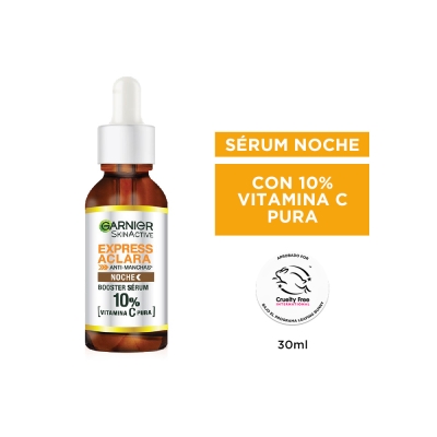 Sérum Noche Vitamina C 10% Vitamina C Pura Garnier 30ml
