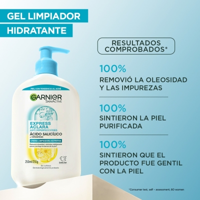 Gel Garnier Limpiador Anti-Imperfecciones x250ml