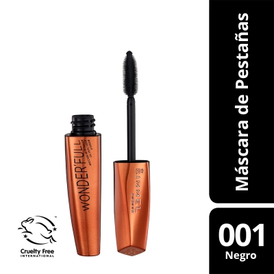 Mascara De Pestañas Rimmel London Wonderfull Vol Y Rizado Black x11ml