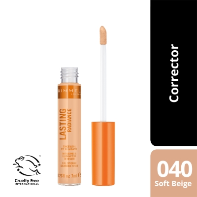 Corrector De Ojeras Rimmel London Last.radiance 040 Soft Beige x7ml