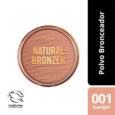 Bronzer Rimmel London Natural Bronzer 001 Sunlight