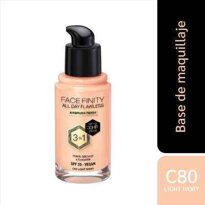 Base Liquida Max factor facefinity All day flaw 40 light ivory