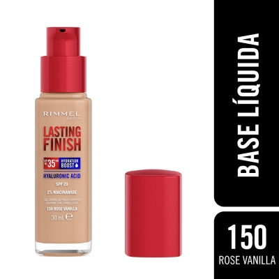 Base de maquillaje Lasting Finish 35 Horas Rimmel London - Rose Vainilla 150