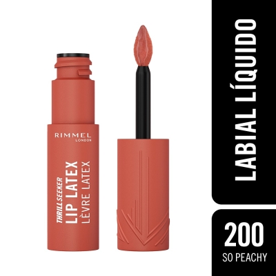 Brillo Labial Rimmel Lip Latex 200 So Peachy