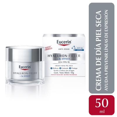 Crema Anti-arrugas Eucerin Hyaluron Filler Dia Piel Seca x 50 ml