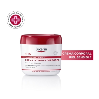 Crema Corporal Eucerin Ph5 Intensa PH5 Piel Seca/Sensible x 450 ml