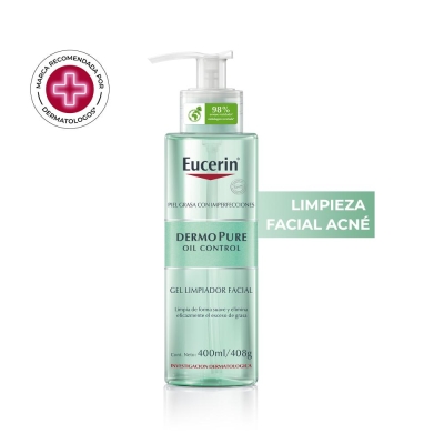 Gel Limpiador Eucerin Dermopure x 400 ml