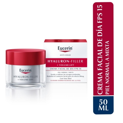 Crema Anti-arrugas Eucerin Hyaluron Volume Dia Pnm x 50 ml