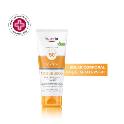 Protector Solar Eucerin Sun FPS50 Oil Control Toque seco x 200 ml