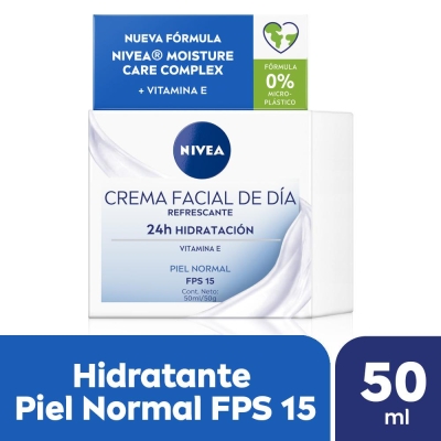 Crema Facial Nivea Essentials Dia Hidratante FPS 15 x50ml