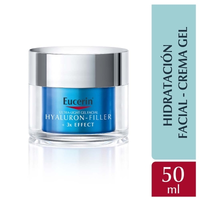 Gel Facial Eucerin Hyaluron Filler Ultra Light +3x Effect x 50 ml