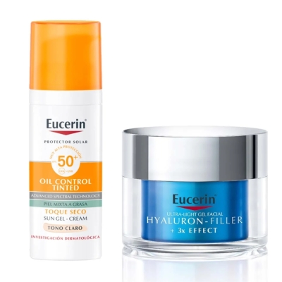 Combo Antiedad + Solar Eucerin