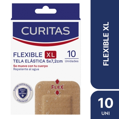 Apósito Adhesivos Curitas Flexible XL x10