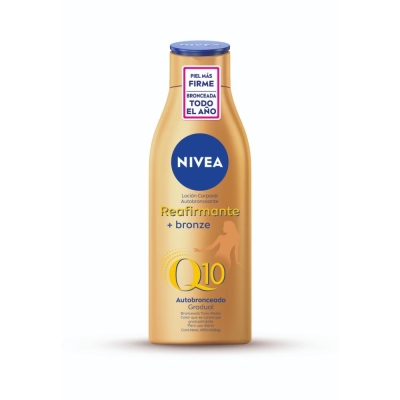 Loción Corporal Nivea Autobronceante + Reafirmante Q10 x400ml