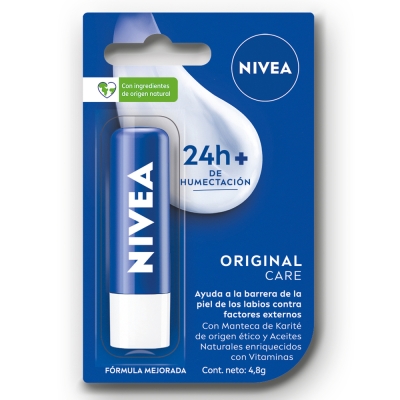 Protector Labial Humectante Nivea Essential Original x4,8 g