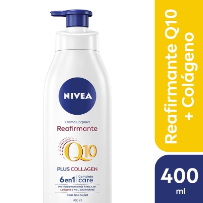  Crema Corporal Reafirmante Nivea Q10 + Colágeno 6 En 1 x400ml 