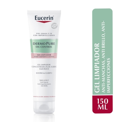 Gel Limpiador Eucerin DermoPure Concentrado x150ml