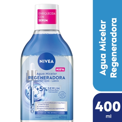 Agua Micelar Nivea Regeneradora Con Serum x400ml